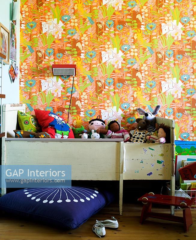Bright colourful childrens room