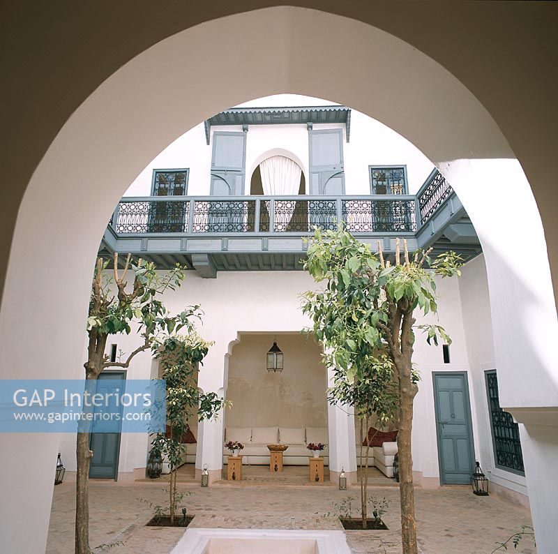 Moroccan courtyard