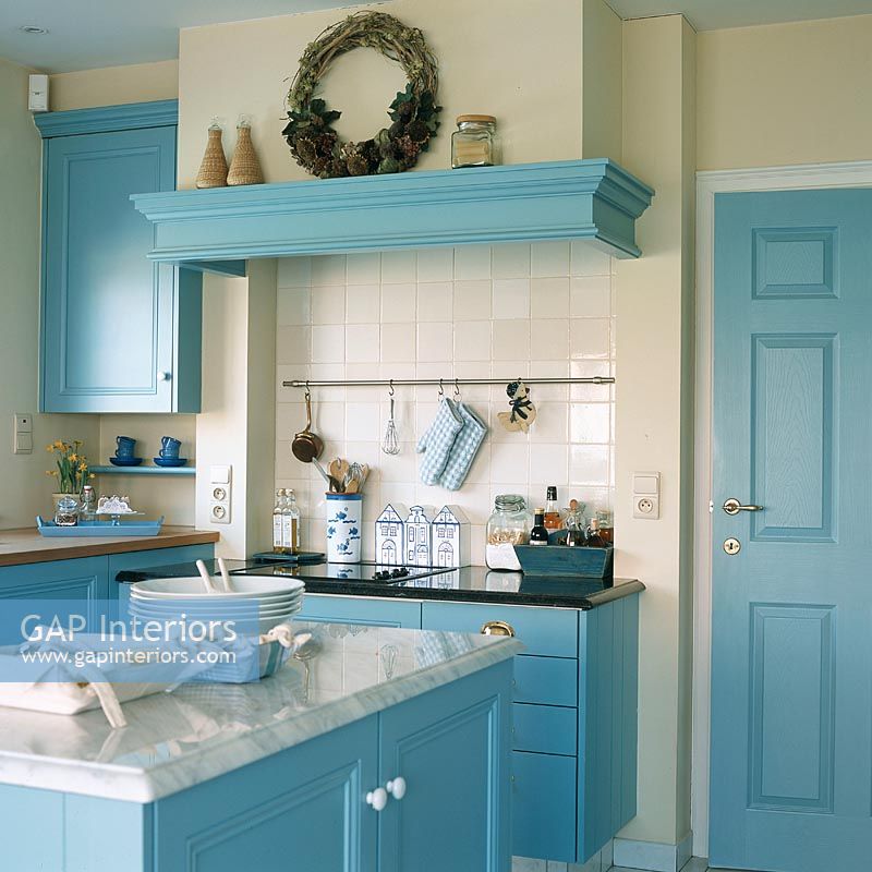 Blue kitchen 