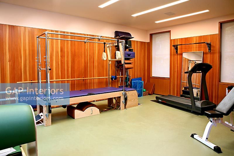 Modern home gymnasium 