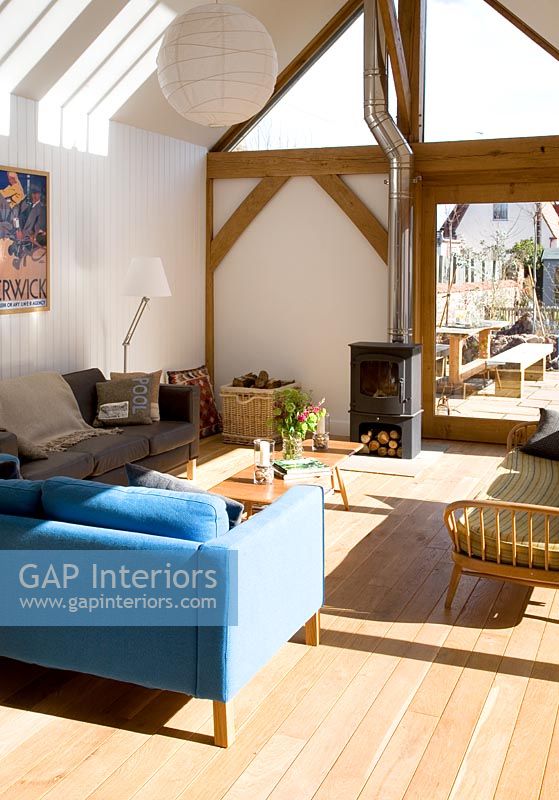 Modern Scandinavian style living room 
