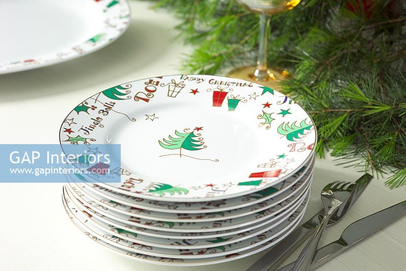 Christmas plates