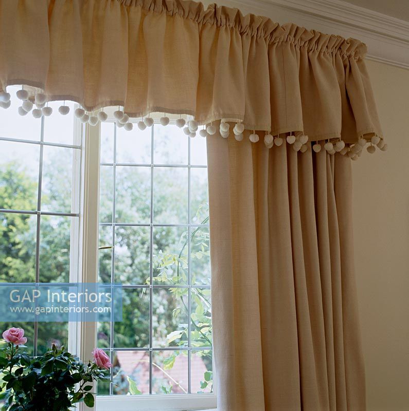 Classic curtains and valance 