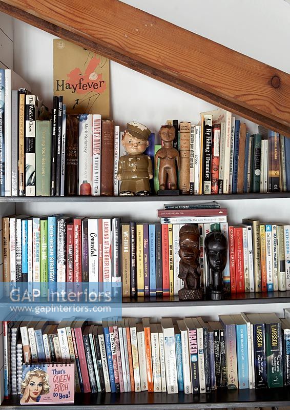 Bookshelves detail