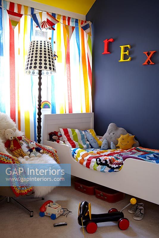 Colourful child's bedroom