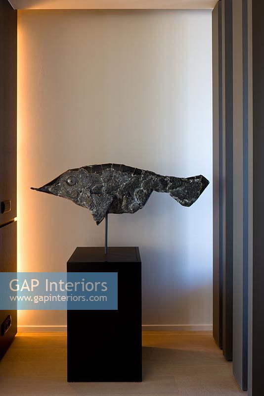 Contemporary fish sculpture