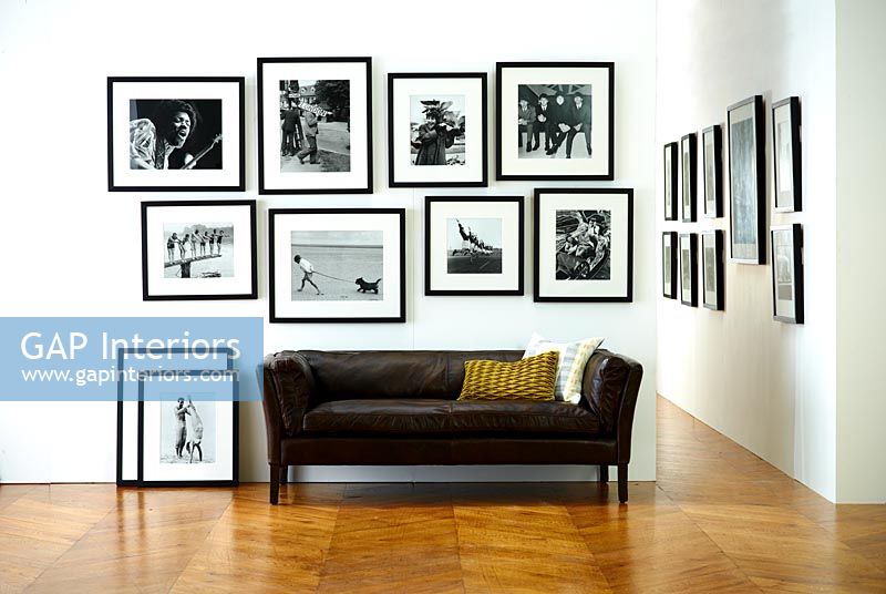 Display of black and white photography