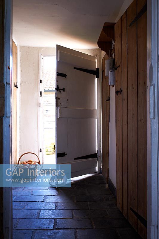 Country utility room and door