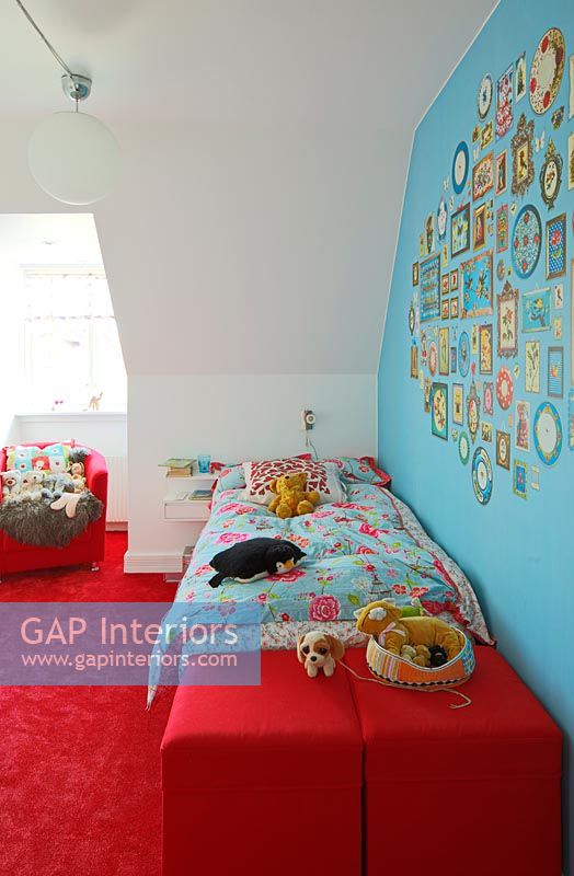 Colourful childs room