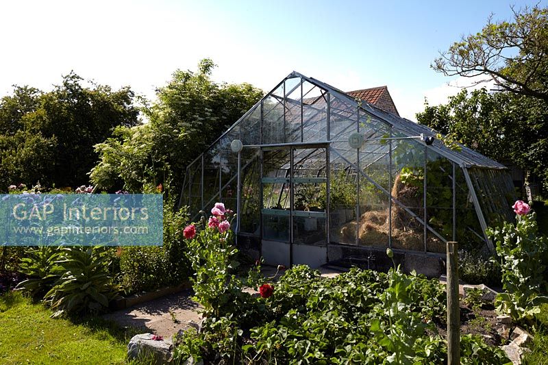 Metal framed greenhouse