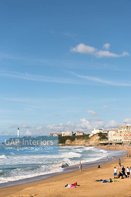 Beach scene, Biarritz