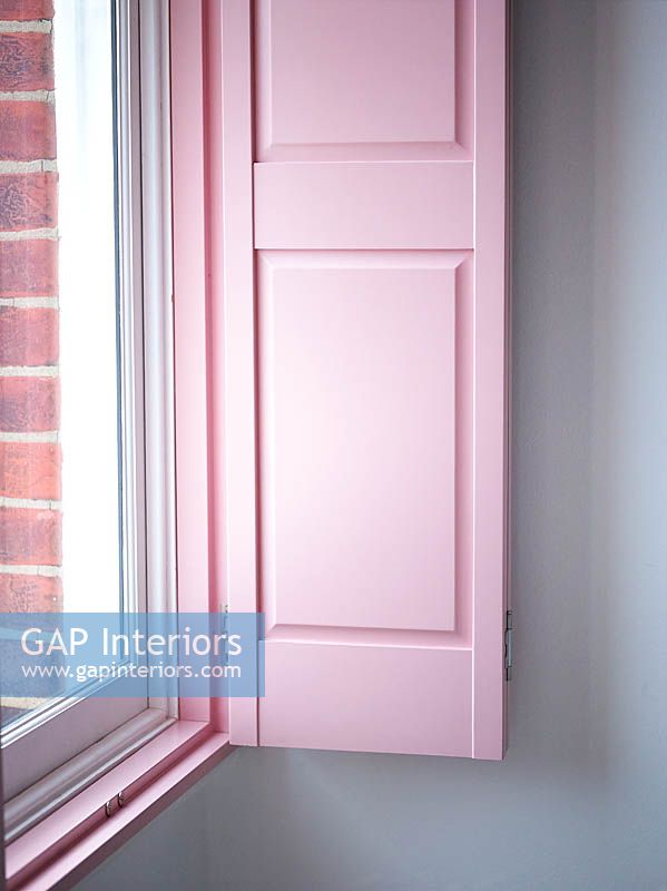 Pink shutters