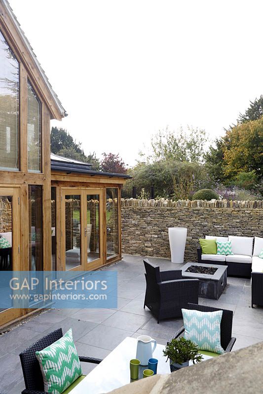 Modern extension and patio
