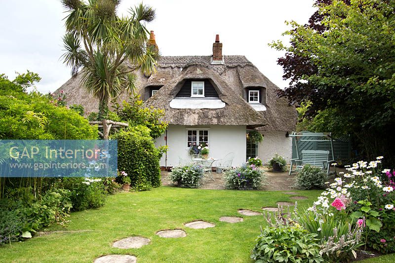 Cottage back garden
