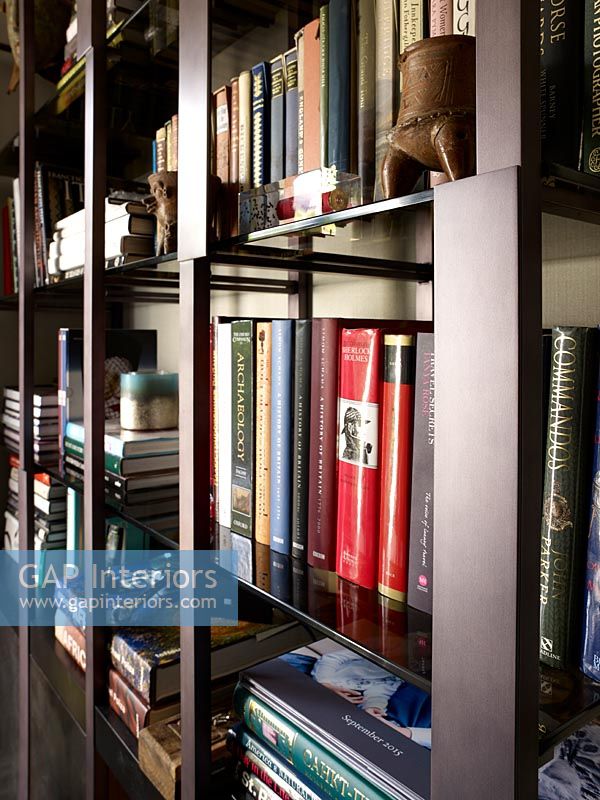 Detail of bookshelves 