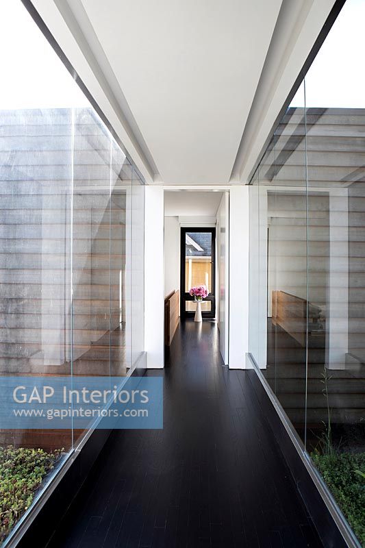 Contemporary glazed link - corridor