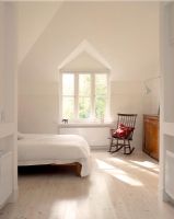 Large white country bedroom 
