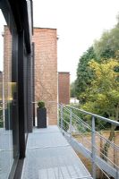 Modern balcony and walkway 