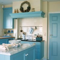 Blue kitchen 