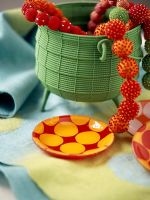 Decorative articles on table