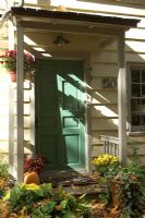 Front door of country house 