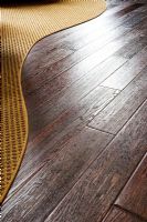 Dark Hardwood Floor and Carpet