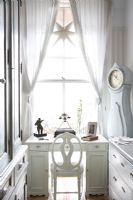 White home office 
