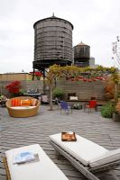 Modern roof garden