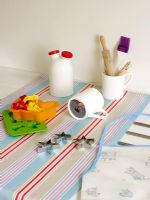 Colourful children's cooking equipment