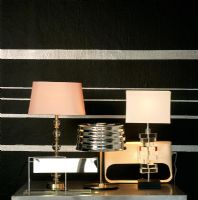 Detail of contemporary lamps