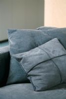 Close-up of pillows on sofa