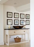 Sideboard in country dining room 
