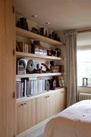 Modern bedroom cupboards and shelves