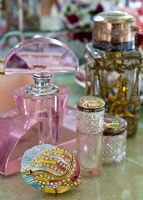 Perfume bottles detail 