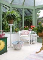 Furniture in classic conservatory