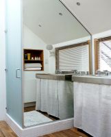 Modern bathroom in eaves