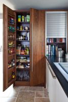 Integrated larder and tambour unit