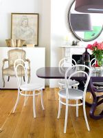 Modern eclectic dining room 