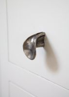 Detail of metal door handle 