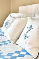Cushions with anchor motif