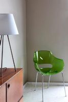 Modern green plastic chair