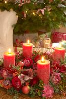 Decorative Christmas candles 