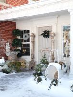Porch in the snow