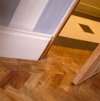 Detail of parquet floor 