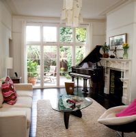 Piano in classic living room 