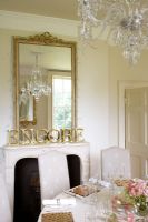 Classic dining room detail