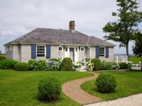 Traditional American house and garden