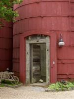 Front door of barn conversion