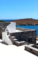 View from terrace of Greek villa