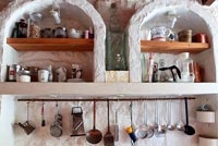 Traditional kitchen storage